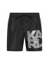 KARL LAGERFELD Плувни шорти Library KL21MBM02 Черен Regular Fit - Pepit.bg