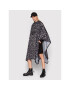 KARL LAGERFELD Пончо Ikonik Aop Rain 220W3973 Черен Relaxed Fit - Pepit.bg