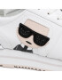 KARL LAGERFELD Сникърси KL61930 Бял - Pepit.bg