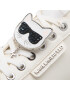 KARL LAGERFELD Сникърси KL62576C Бял - Pepit.bg