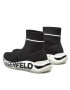 KARL LAGERFELD Сникърси KL63243 Черен - Pepit.bg