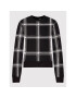 KARL LAGERFELD Суитшърт Check Printed 220W1806 Черен Relaxed Fit - Pepit.bg