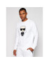 KARL LAGERFELD Суитшърт Ikonik 705060 511951 Бял Regular Fit - Pepit.bg