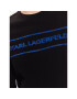 KARL LAGERFELD Суитшърт Rhinestone Logo 226W1805 Черен Regular Fit - Pepit.bg