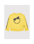 KARL LAGERFELD Суитшърт SMILEY WORLD Z25354 M Жълт Relaxed Fit - Pepit.bg