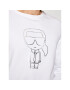 KARL LAGERFELD Суитшърт Sweat 705080 511900 Бял Regular Fit - Pepit.bg