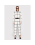 KARL LAGERFELD Текстилни панталони Check Printed 220W1032 Бежов Relaxed Fit - Pepit.bg