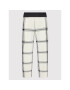 KARL LAGERFELD Текстилни панталони Check Printed 220W1032 Бежов Relaxed Fit - Pepit.bg