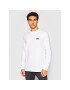 KARL LAGERFELD Тениска с дълъг ръкав Crewneck 755038 512221 Бял Regular Fit - Pepit.bg