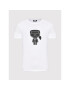 KARL LAGERFELD Тишърт 755072 512224 Бял Regular Fit - Pepit.bg