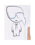 KARL LAGERFELD Тишърт 755421 524221 Бял Regular Fit - Pepit.bg