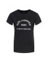 KARL LAGERFELD Тишърт Address Logo 200W1741 Черен Regular Fit - Pepit.bg