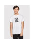 KARL LAGERFELD Тишърт Classic KL22MTS01 Бял Regular Fit - Pepit.bg