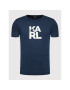 KARL LAGERFELD Тишърт Classic KL22MTS01 Тъмносин Regular Fit - Pepit.bg