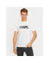 KARL LAGERFELD Тишърт Karl Logo Regular T-Shirt 230M2211 Бял Regular Fit - Pepit.bg