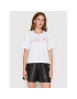 KARL LAGERFELD Тишърт Logo 221W1717 Бял Relaxed Fit - Pepit.bg