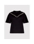 KARL LAGERFELD Тишърт Logo Tape 221W1701 Черен Relaxed Fit - Pepit.bg