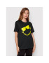 KARL LAGERFELD Тишърт SMILEY WORLD 221W1752 Черен Relaxed Fit - Pepit.bg