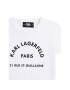 KARL LAGERFELD Тишърт Z15380 D Бял Regular Fit - Pepit.bg