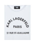 KARL LAGERFELD Тишърт Z25331 S Бял Regular Fit - Pepit.bg