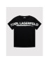 KARL LAGERFELD Тишърт Z25336 D Черен Regular Fit - Pepit.bg