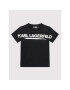 KARL LAGERFELD Тишърт Z25336 M Черен Regular Fit - Pepit.bg