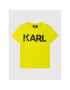 KARL LAGERFELD Тишърт Z25358 D Зелен Regular Fit - Pepit.bg