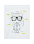 KARL LAGERFELD Тишърт Z25364 M Бял Regular Fit - Pepit.bg