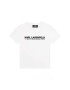 Karl Lagerfeld Kids Тишърт Z25393 S Бял Regular Fit - Pepit.bg