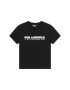 Karl Lagerfeld Kids Тишърт Z25393 S Черен Regular Fit - Pepit.bg