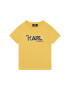 Karl Lagerfeld Kids Тишърт Z25397 D Жълт Regular Fit - Pepit.bg