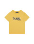 Karl Lagerfeld Kids Тишърт Z25397 D Жълт Regular Fit - Pepit.bg