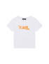 Karl Lagerfeld Kids Тишърт Z25397 S Бял Regular Fit - Pepit.bg