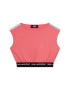 Karl Lagerfeld Kids топ Z15410 S Червен Regular Fit - Pepit.bg