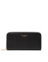 Kate Spade Голям дамски портфейл Monogram Saffiano Leather Zip Ar K8917 Черен - Pepit.bg