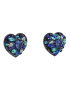 Kate Spade Обици Something Sprkly Heart Studs K6759 Тъмносин - Pepit.bg