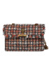 Kurt Geiger Дамска чанта 690-Tweed Kensington Bag 3614536609 Кафяв - Pepit.bg