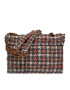 Kurt Geiger Дамска чанта 690-Tweed Kensington Bag 3614536609 Кафяв - Pepit.bg