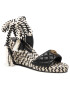 Kurt Geiger Еспадрили Mila Wedge 7442000109 Черен - Pepit.bg