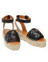 Kurt Geiger Еспадрили Morella Eagle Sandal 8879600109 Черен - Pepit.bg