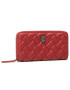 Kurt Geiger Голям дамски портфейл Zip Around Wallet Eagle 1803051109 Червен - Pepit.bg