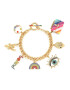 Kurt Geiger Гривна Multi Charms Bracelet 8840761429 Златист - Pepit.bg