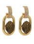 Kurt Geiger Обици Eagle Link Drop Earrings 1343361429 Златист - Pepit.bg