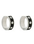 Kurt Geiger Обици Enamel Eagle Hoops 8838205429 Черен - Pepit.bg