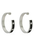 Kurt Geiger Обици Enamel Eagle Lg Hoops 9400805429 Черен - Pepit.bg