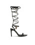 Kurt Geiger Сандали Shoreditch Sandal Tie 8961800109 Черен - Pepit.bg