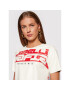 LaBellaMafia Блуза 21767 Бял Cropped Fit - Pepit.bg