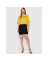 LaBellaMafia Тишърт 23665 Жълт Relaxed Fit - Pepit.bg
