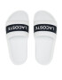 Lacoste Чехли Croco Slide 0721 1 Cfa 7-41CFA0011 Бял - Pepit.bg