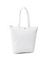 Lacoste Дамска чанта Vertical Shopping Bag NF1890PO Бял - Pepit.bg